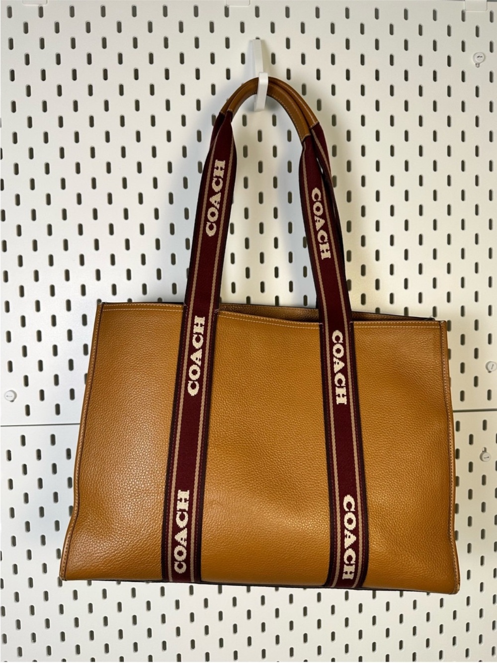 Coach Large Smith Tote in Brown Pebble Leather (CM716, Batch/Factory: J2377 - Picture 16 of 16